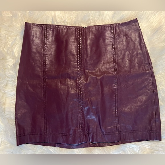 Free People | Micro Mini Skirt Purple - Picture 1 of 5